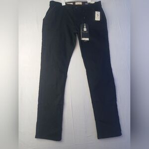 Scott James Slim Fit Stretch Pants Men's 34x32 Black 5-Pocket SJP-98310-BLK